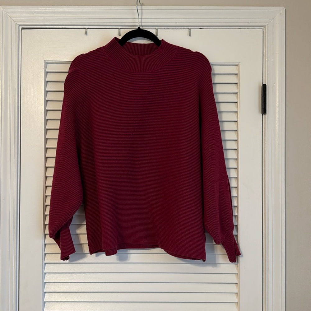 En Saison Mockneck sweater Size 1X Pink